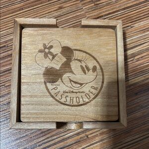 Disney Minnie Mouse Wooden Coaster Set
